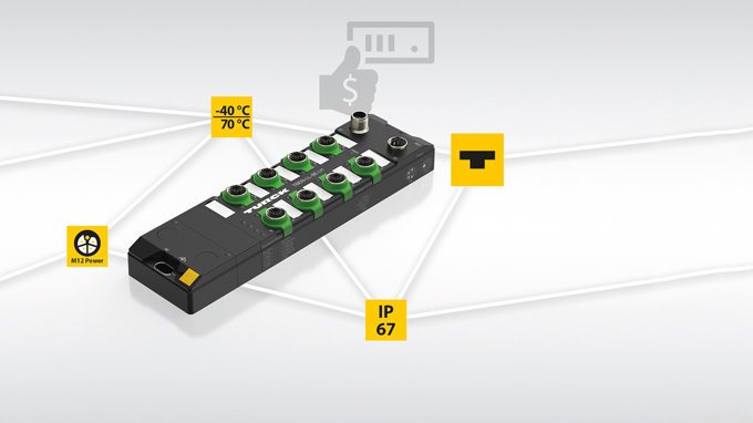 Turck is adding a cost-efficient unmanaged switch as well as a managed switch with M12 Power to its switch portfolio